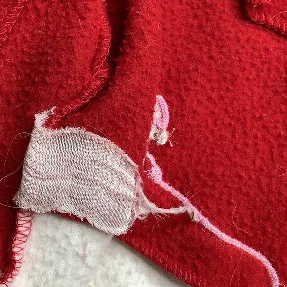 Polar Fleece Christmas Dog Hoodie - Picture 6 of 6